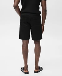 Mango Men's Regular-Fit 9" Denim Shorts