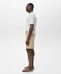 Mango Men's Regular-Fit 9" Denim Shorts
