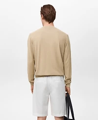 Mango Men's Fine-Knit Sweater