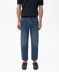 Mango Men's Regular Fit Cotton Jeans