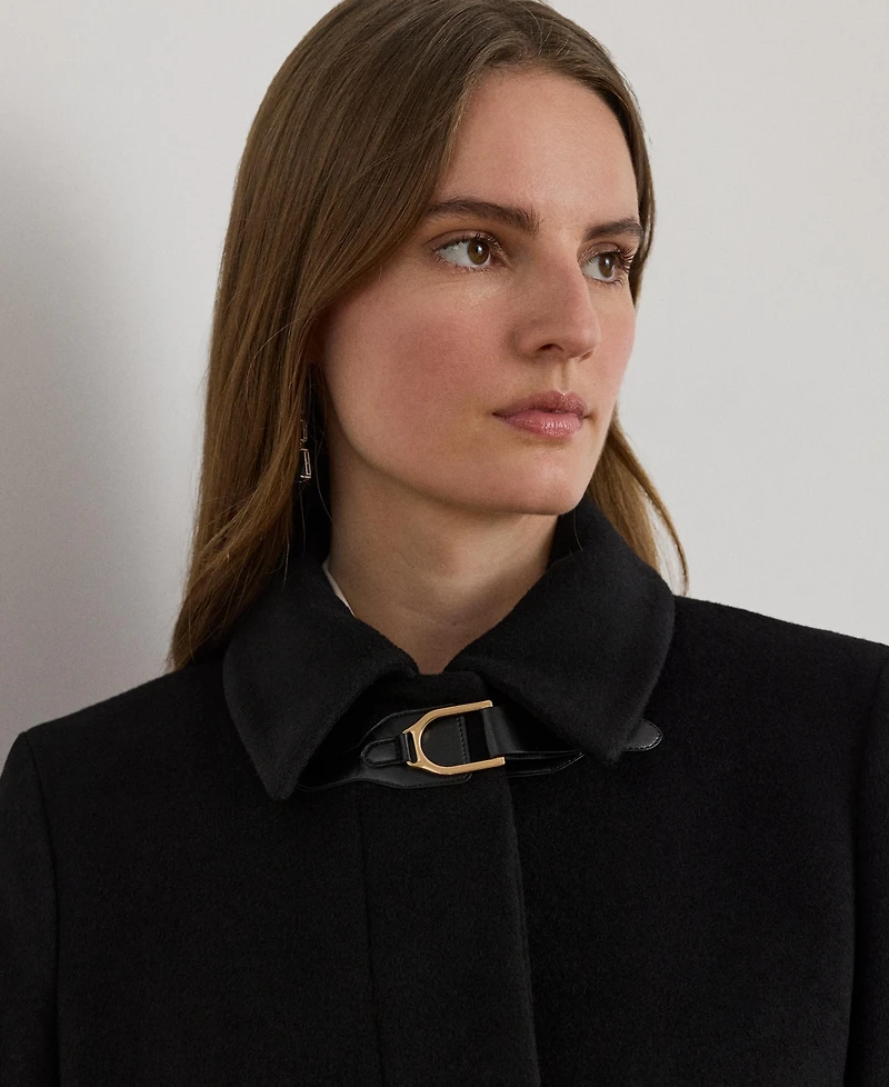 Lauren Ralph Women's Belted Single-Breasted Wool Coat