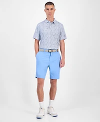 Pga Tour Men's Micro-Floral Polo Shirt