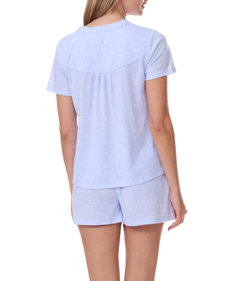 Tommy Hilfiger Women's 2Pc Short Sleeve Tee & Short