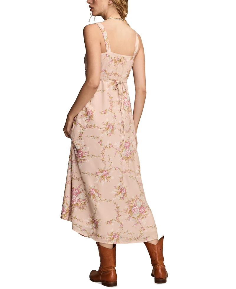 Lucky Brand Women's Sweetheart-Neck Sleeveless Midi Dress