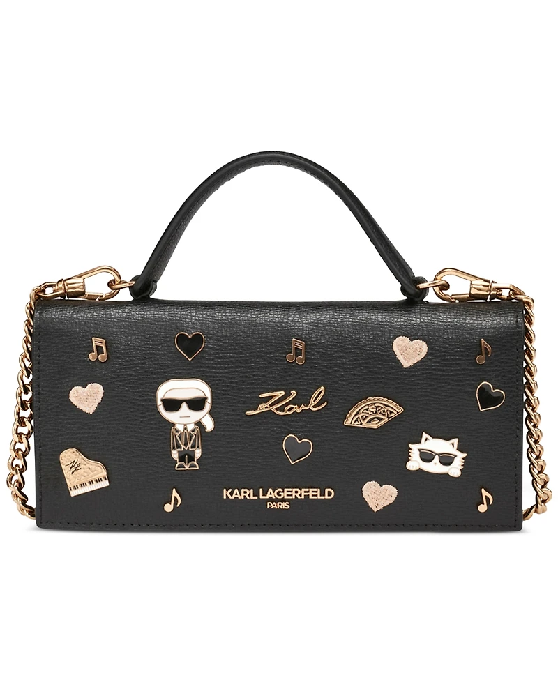 Karl Lagerfeld Paris Jacqueline Small Crossbody Wallet