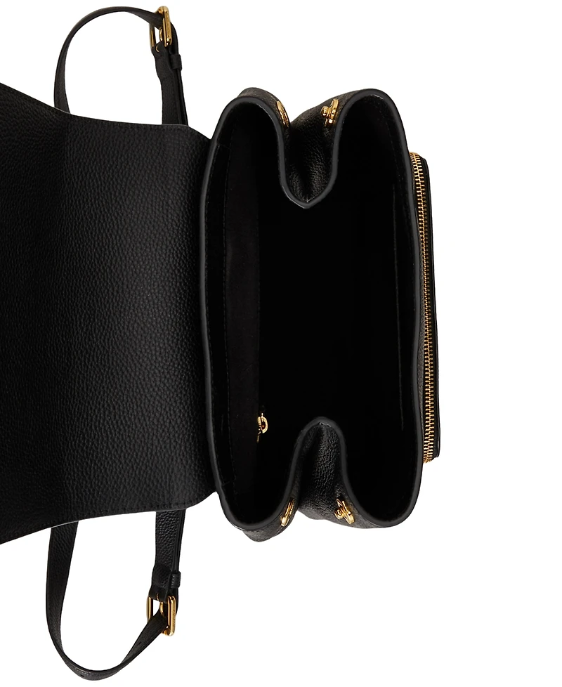 Lauren Ralph Pebbled Leather Small Cameryn Backpack