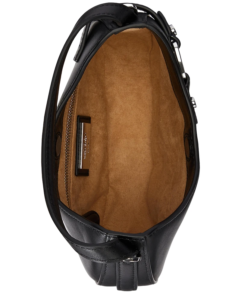 Lauren Ralph Leather Mini Tasha Crossbody Bag