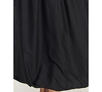 Row A Juniors' Midi Bubble Skirt