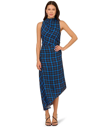 Adrianna Women's Sleeveless Cowlneck Midi Dress