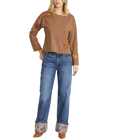 Driftwood Women's Charlee X Oshibana Cuffed Jeans