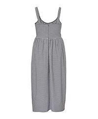 Quiz Women's Gingham Drop Waist Maxi Dress