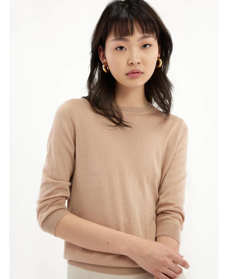 Gobi Cashmere Silk Cashmere Crew Neck Top