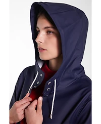 Stutterheim Women's Stockholm Long Sleeve Hooded Raincoat