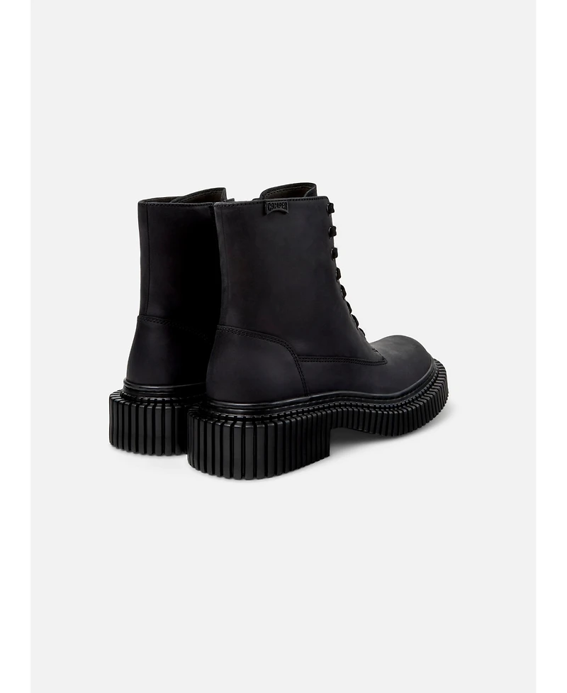 Camper Pix Berlin Nubuck Leather Medium Lace Boot
