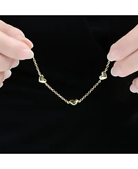 GiGiGirl 14K Gold Plated Station Bracelet 2-Piece Set