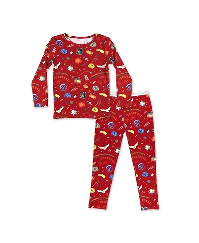 Bellabu Bear Unisex Kids' Hogwarts Express Set of 2 Piece Pajamas