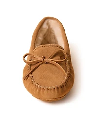 Minnetonka Women's Suede Pile Lined Softsole Slippers