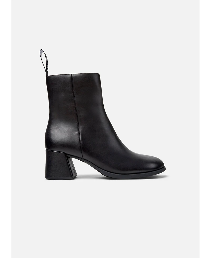 Camper Kora Leather Zip Bootie