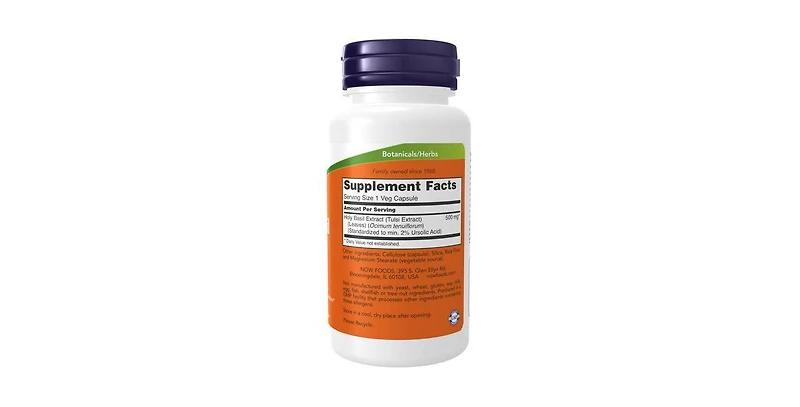 Now Foods Holy Basil Extract ,90 Vcaps