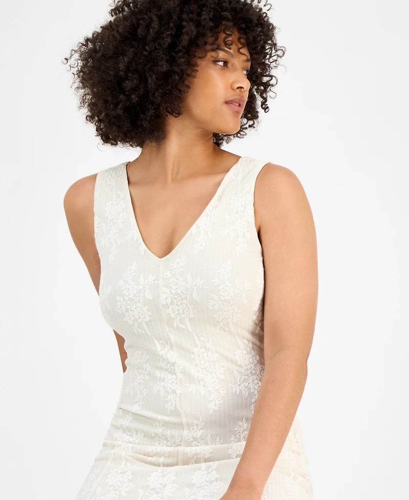 And Now This Women's Lace Godet-Hem Maxi Dress, Macy's Exclusive
