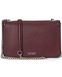 Lauren Ralph Lauren Bradley Small Pebbled Leather Crossbody Wallet