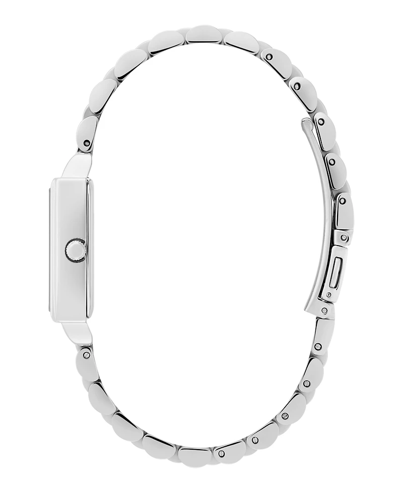 Olivia Burton Women's Quartz Silver-Tone Stainless Steel Bracelet Watch 25.5mm x 20.5mm