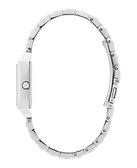 Olivia Burton Women's Quartz Silver-Tone Stainless Steel Bracelet Watch 25.5mm x 20.5mm