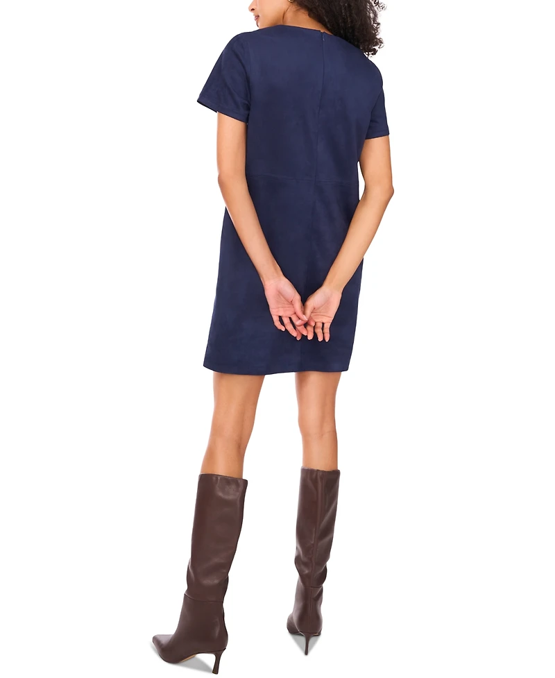 Vince Camuto Women's Seamed-Panel Shift Mini Dress