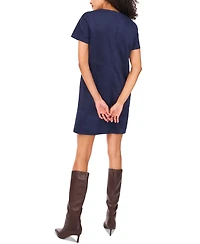 Vince Camuto Women's Seamed-Panel Shift Mini Dress