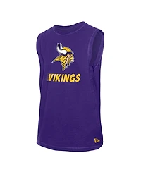 New Era Men's Purple Minnesota Vikings Leisure Collection Tank Top