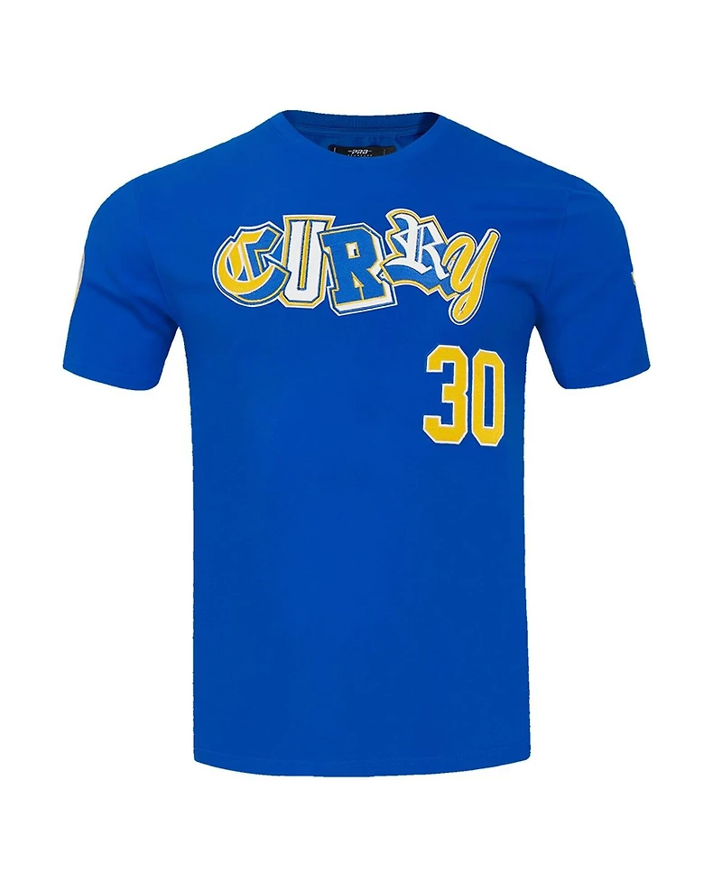 Pro Standard Men's Stephen Curry Royal Golden State Warriors City Ransom T-Shirt