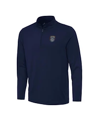 Antigua Men's Navy San Diego Fc Reprocess Quarter-Zip Jacket