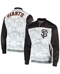 Stitches Men's Black San Francisco Giants Camo Full-Zip Jacket