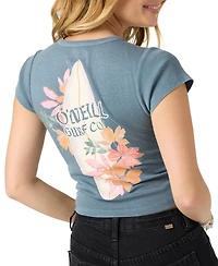 O'Neill Juniors' Board Bloom Graphic Cotton T-Shirt