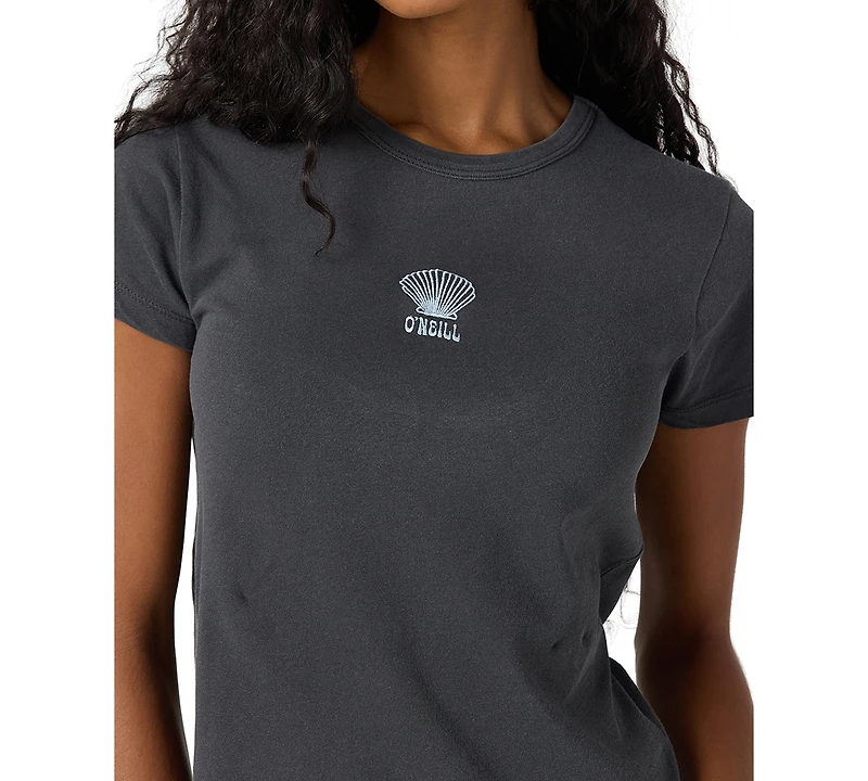 O'Neill Juniors' Shelly Graphic Cotton Crewneck T-Shirt