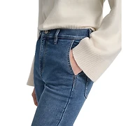 Dkny Jeans Petite High-Rise Flare-Leg