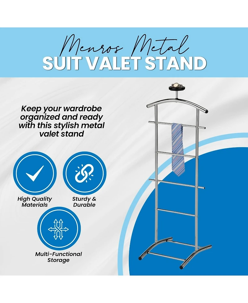 Kings Brand Furniture Metal Freestanding Hall Tree Coat Rack Stand for Bedroom, Hallway, Entrance, Office, Hats, Coats, Scarves, Handbags