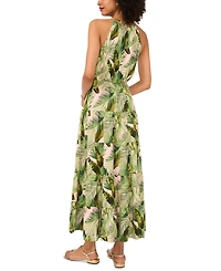 Vince Camuto Women's Printed Halter A-Line Dress