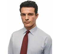 Brooks Brothers Men's Regular-Fit Spread Collar Grid Check Dress Shirt
