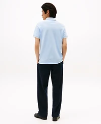 Tommy Hilfiger Men's Regular-Fit Tipped Linen Polo Shirt
