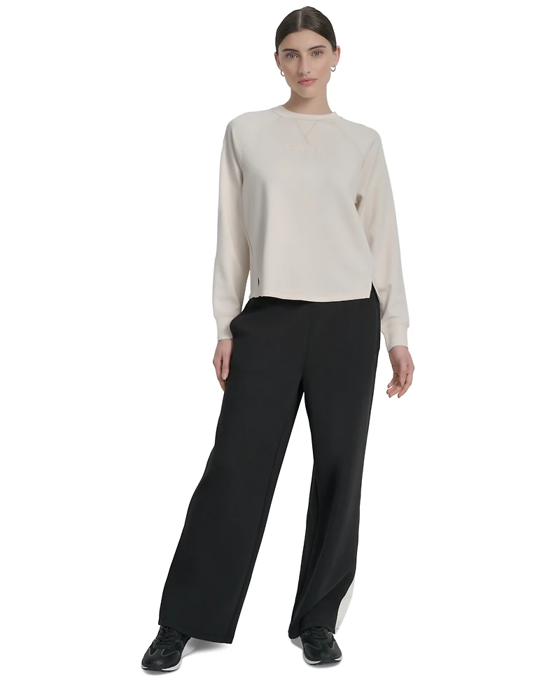Dkny Women's Highline Scuba Crewneck Pullover