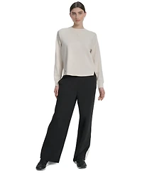 Dkny Women's Highline Scuba Crewneck Pullover