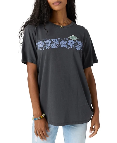 O'Neill Juniors' Retro Tropic Graphic Cotton T-Shirt