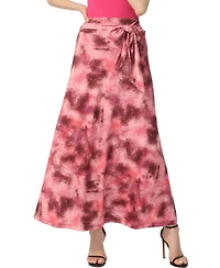 kimi + kai Women's Belted Pull On Maxi Skirt