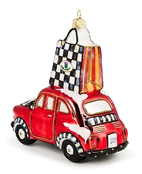 MacKenzie-Childs Christmas Shopping Car Ornament
