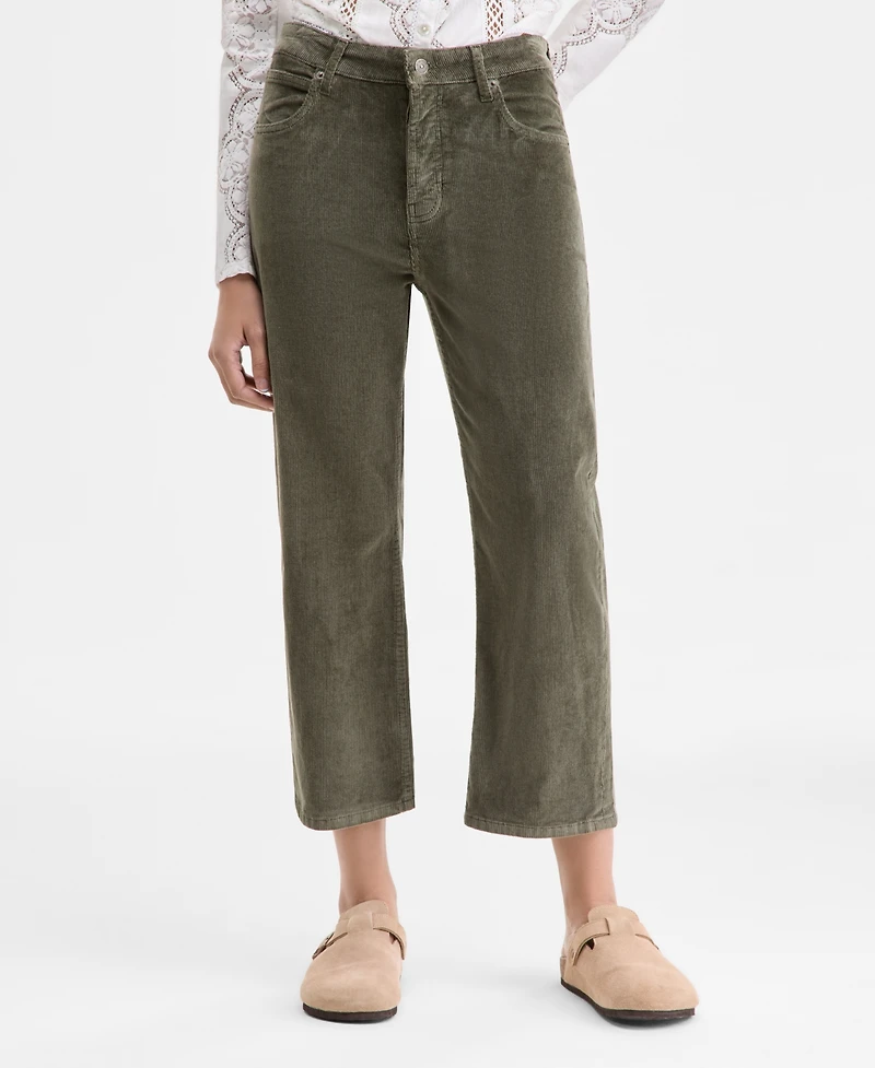 Free People Women's Deep Trance Cord Low Rise Jeans