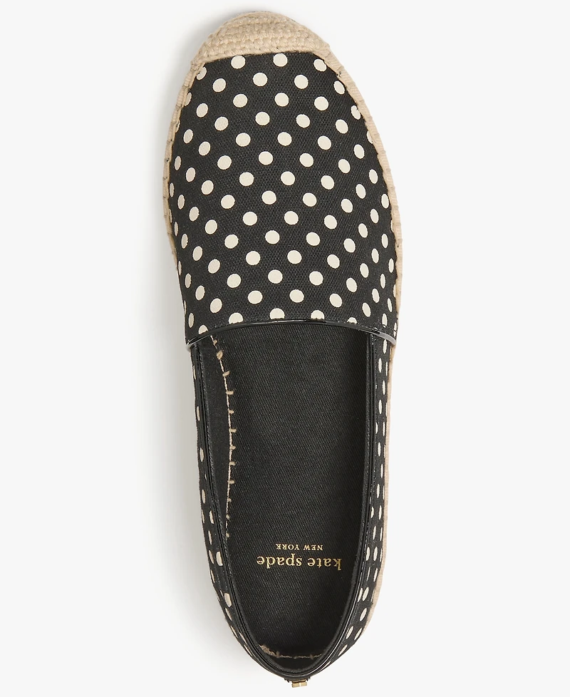 kate spade new york Women's Ellis Breezy Dot Espadrille Flats