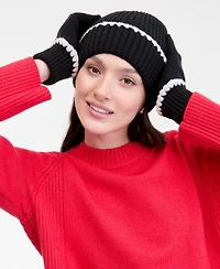 On 34th Ribbed Beanie & Gloves Boxed Set, Macy's Exclusive
