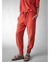 Cape Cove Women's Sea Coral Slim Terry Pant