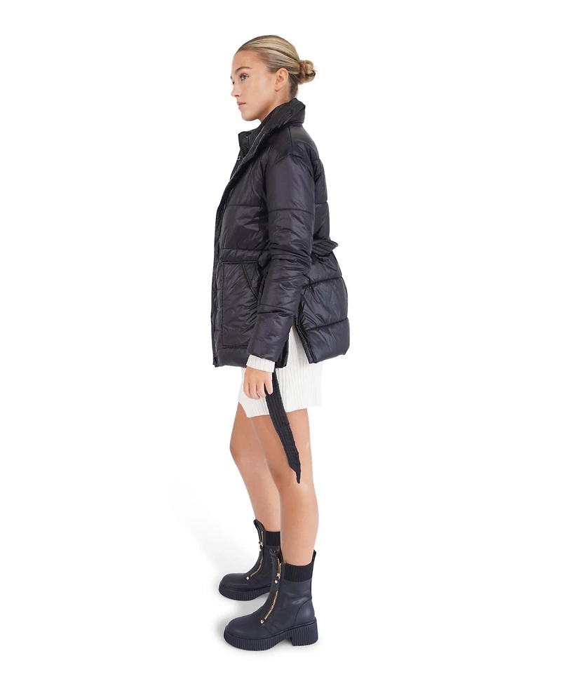 Belle & Bloom Women's Moonrise Belted Puffer Jacket